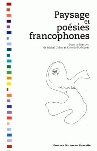 Paysage et poésies francophones book