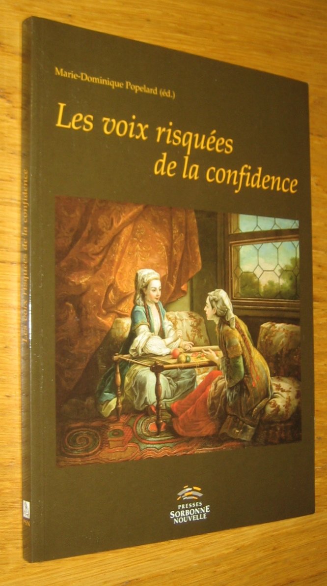 Les voix risquées de la confidence Social Sciences