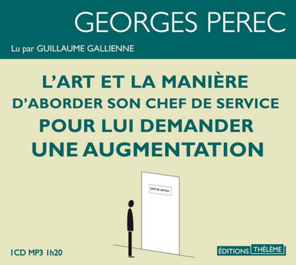 L'Art et la manière d'aborder son chef de service pour lui demander une augmentation cd