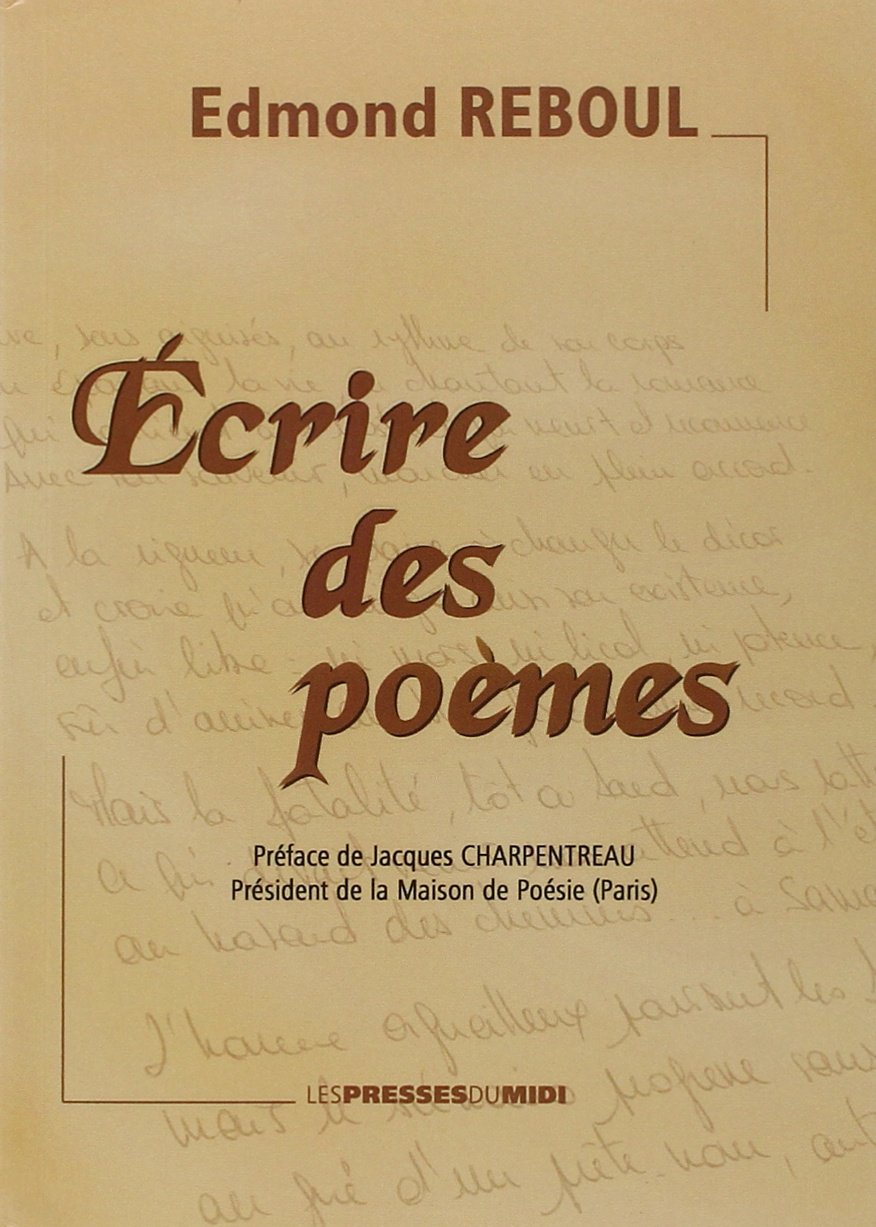 Ecrire des poèmes ? book