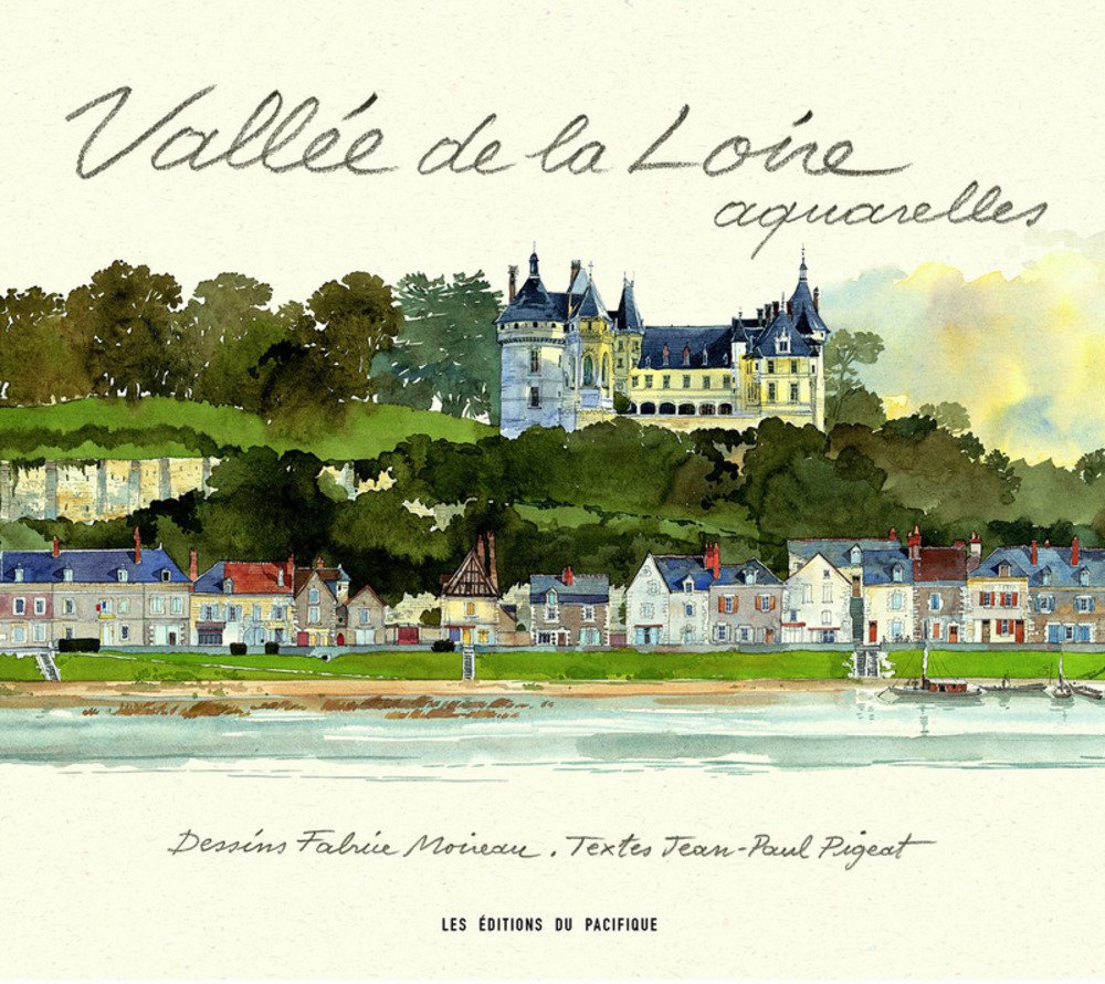 Vallée de la Loire, aquarelles book