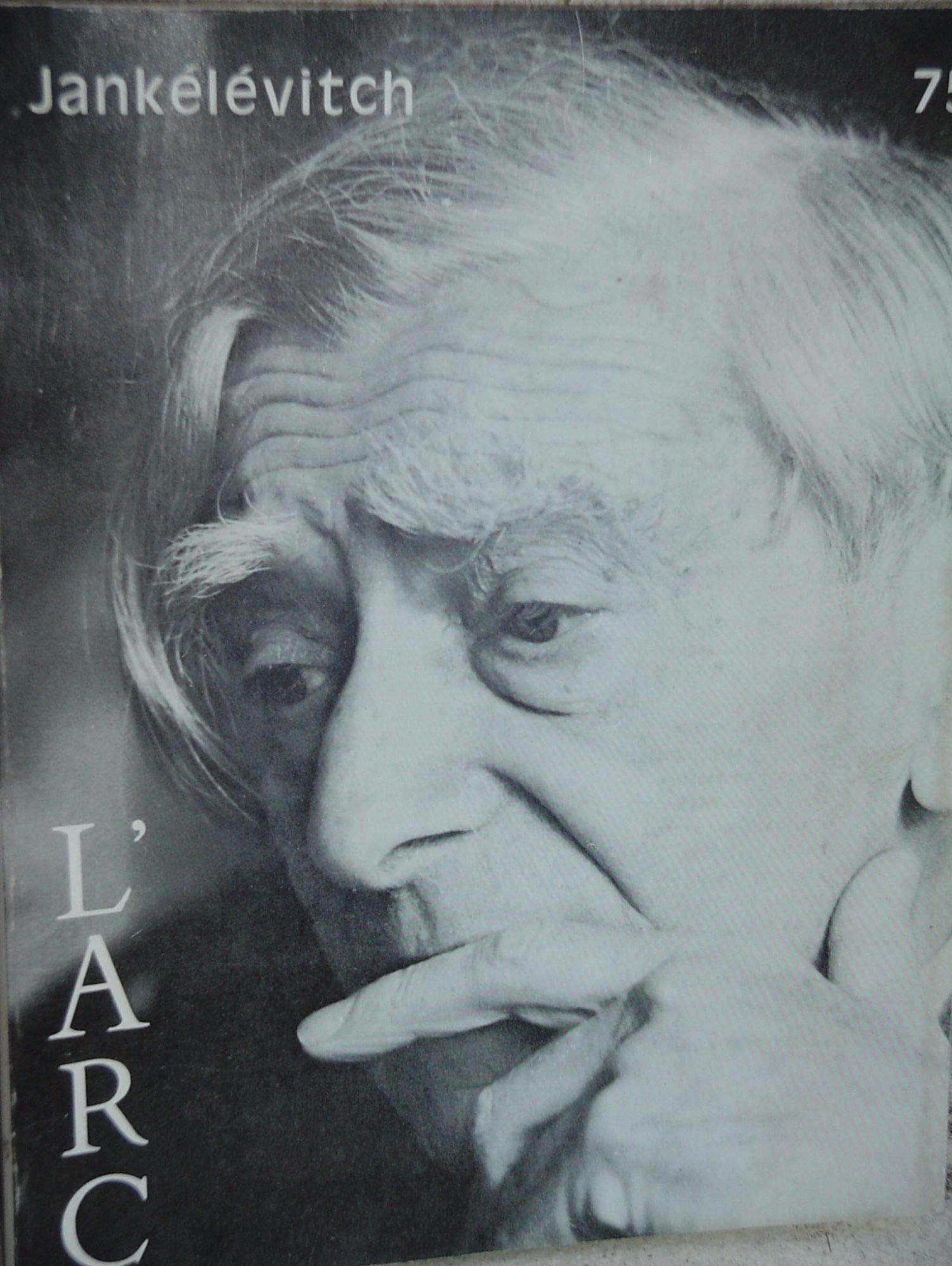 Vladimir jankelevitch reimp. n 75 de la revue l'arc Books