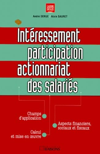 Intéressement, participation, actionnariat des salariés book