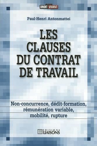 Les clauses du contrat de travail book