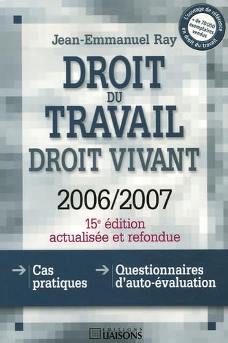Droit du travail, droit vivant book