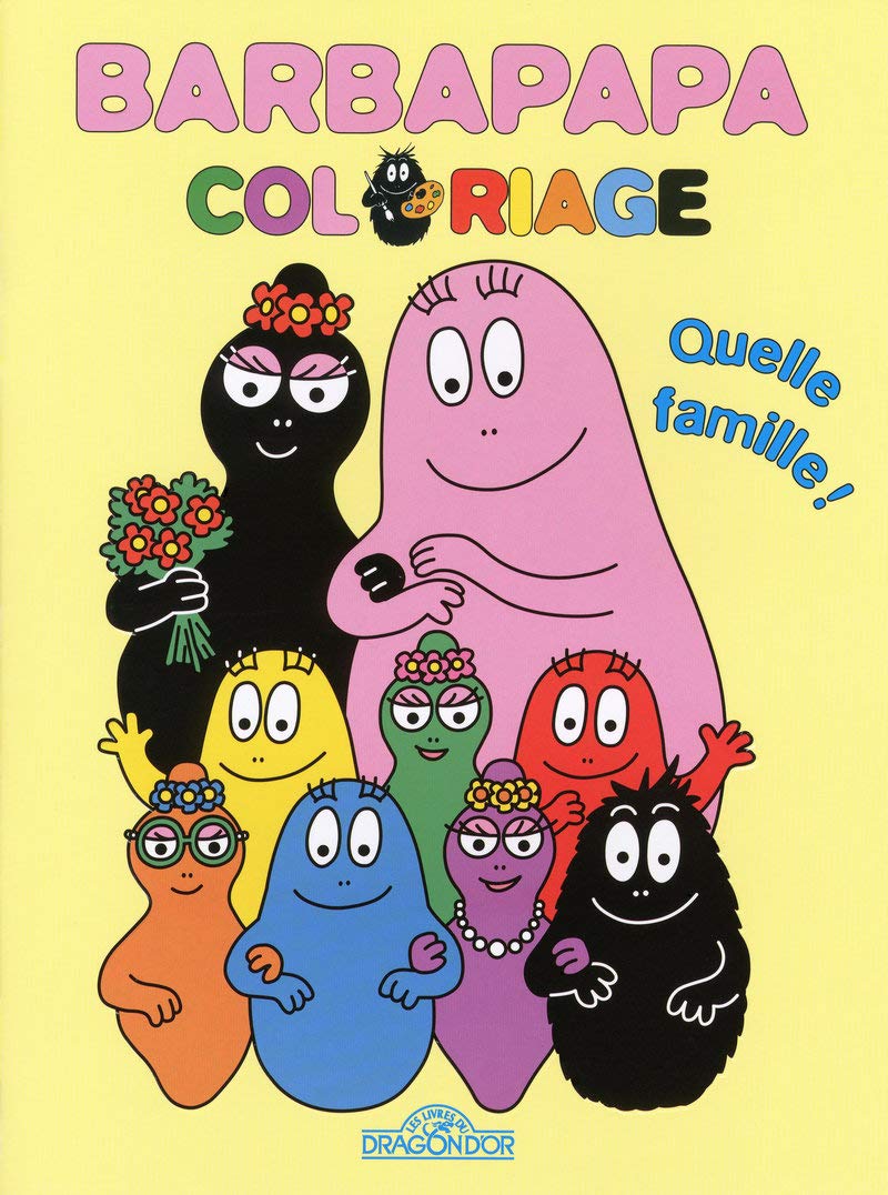 Barbapapa - coloriage - quelle famille ! Hobbies & Crafts