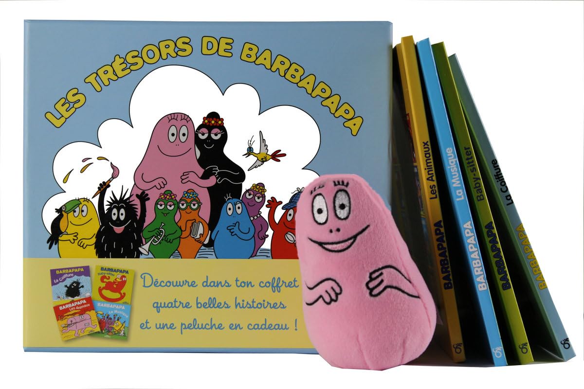 Les trésors de Barbapapa: Coffret de 4 volumes : Baby-sitter ; Les Animaux ; La Coiffure ; La Musiue Books