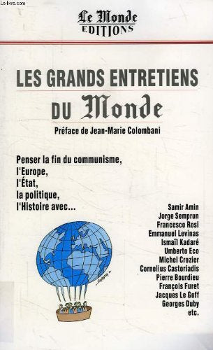 Les grands entretiens du "Monde" Tome 1: Les grands entretiens du "Monde" book