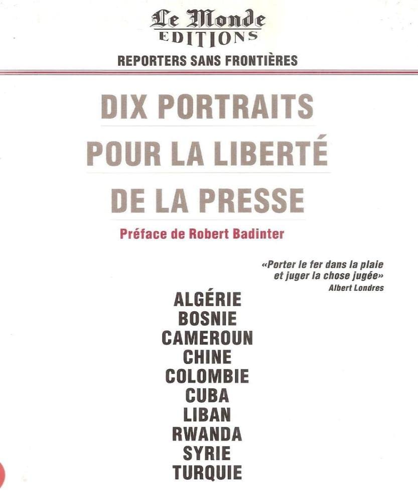 Dix portraits pour la liberté de la presse book