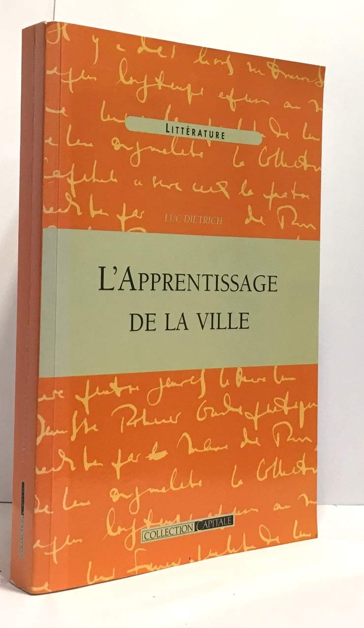 L'apprentissage de la ville book