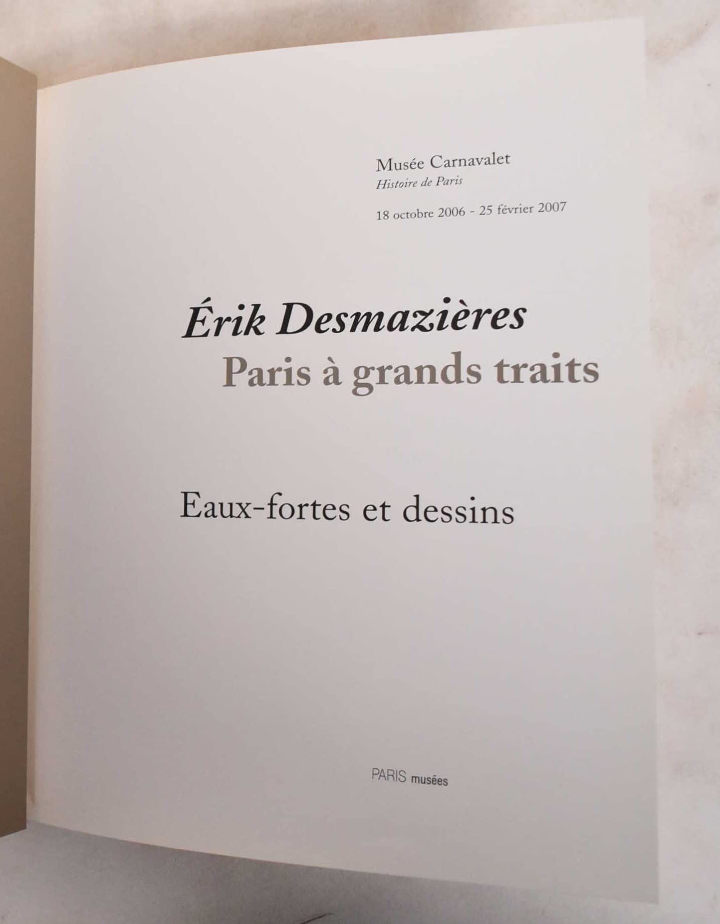 Érik Desmazières: Eaux-fortes et dessins Film, Art & Culture