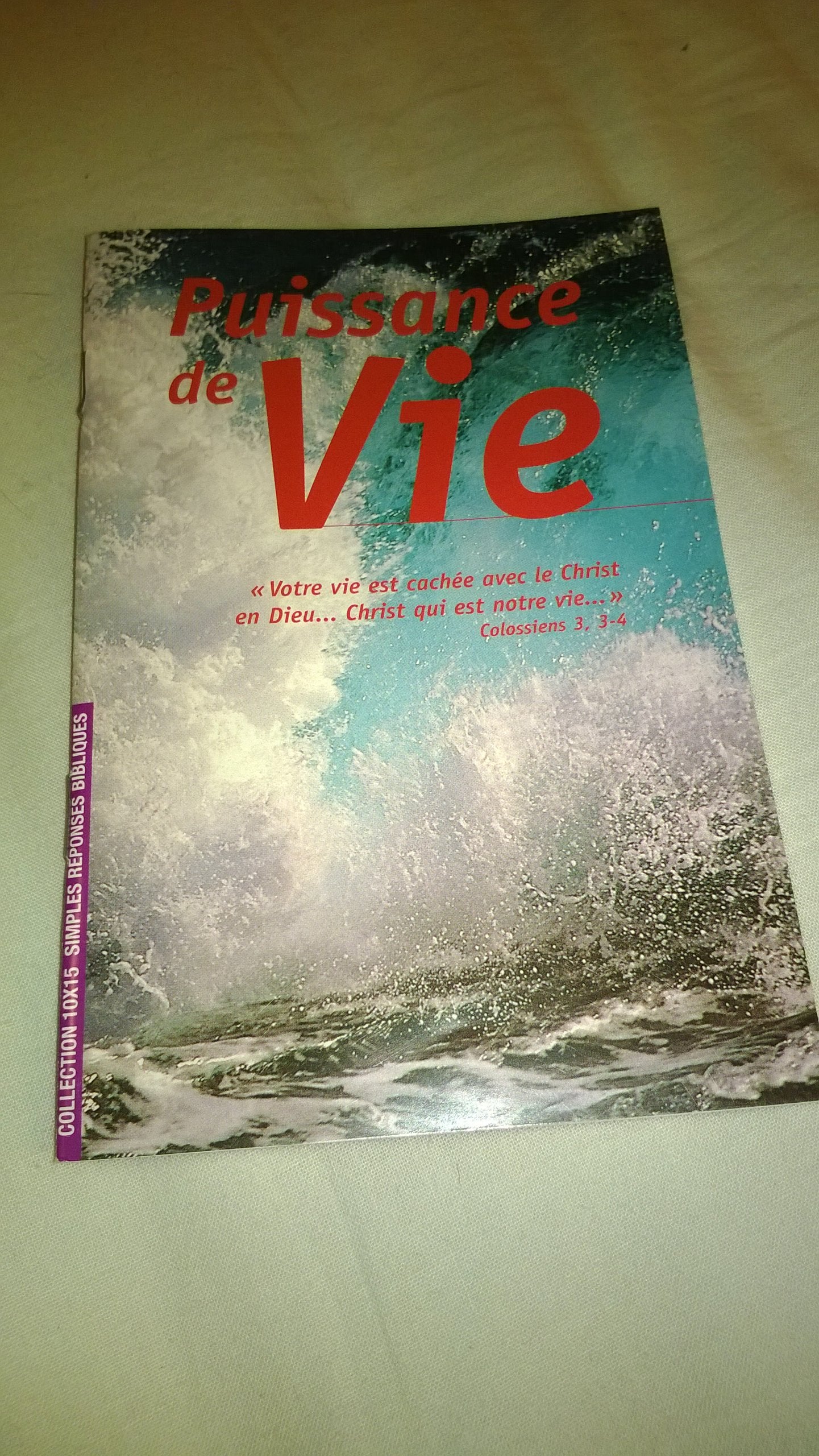 Puissance de vie (Collection 10 x 15 simples réponses bibliques) book