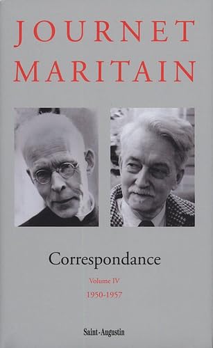 CORRESPONDANCE JOURNET-MARITAIN, VOLUME IV book