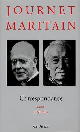 CORRESPONDANCE JOURNET-MARITAIN VOLUME 5 book
