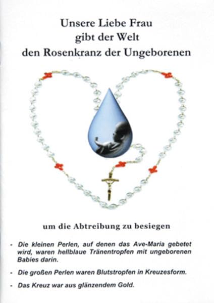 Unsere Liebe Frau gibt der Welt den Rosenkranz der Ungeborenen: um die Abtreibung zu besiegen Religion & Esotericism