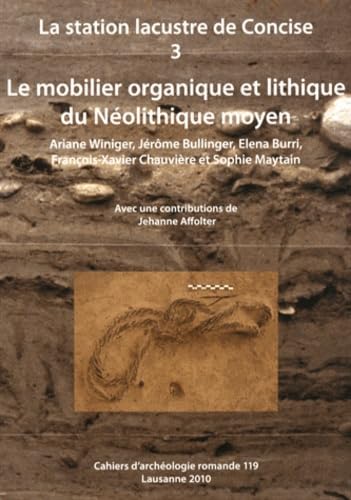 La station lacustre de Concise: Tome 3, Le mobilier organique et lithique du Néolithique moyen book