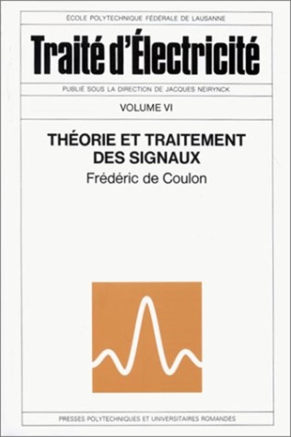 Théorie et traitement des signaux book