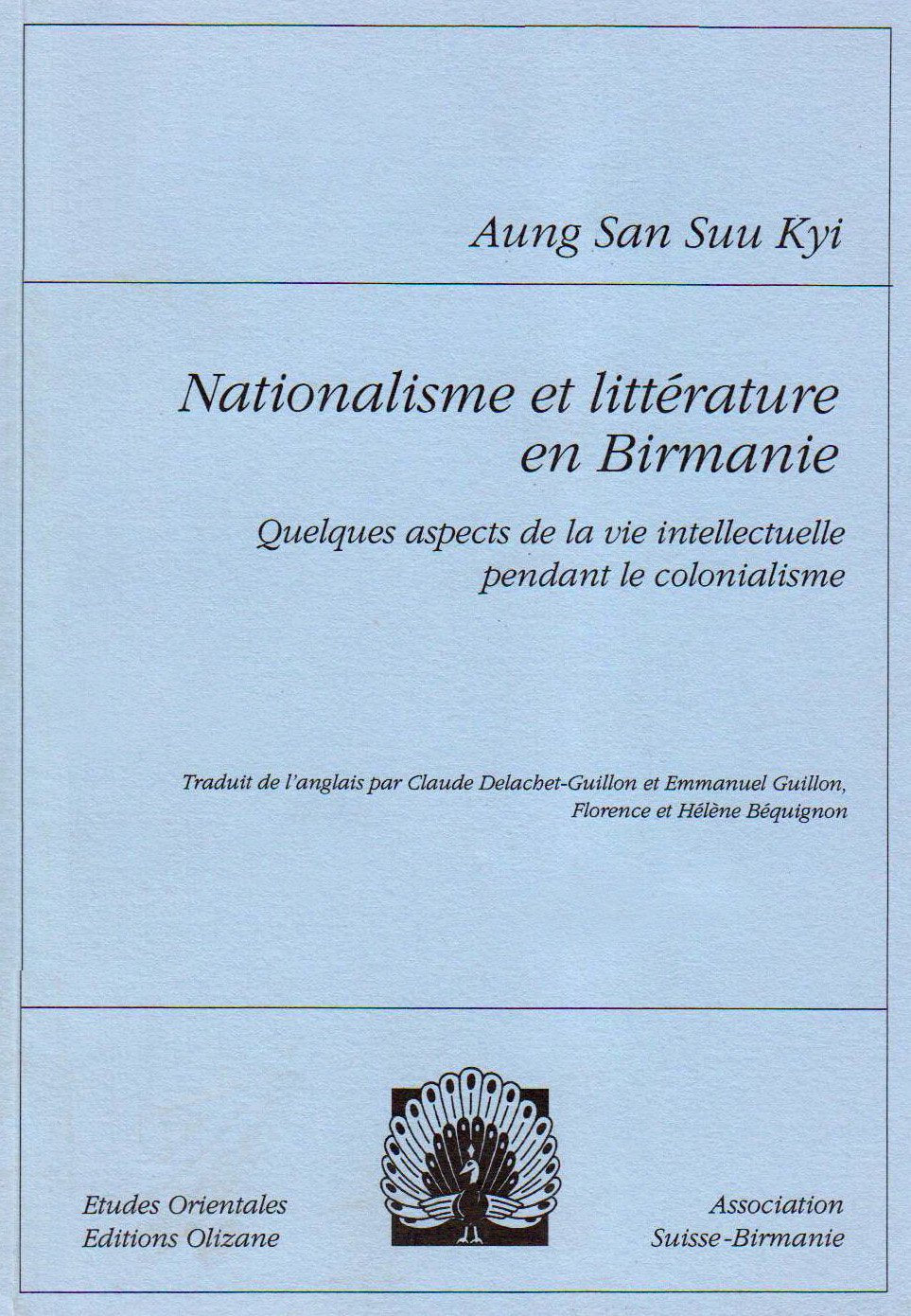 Nationalisme et litterature en birmanie book