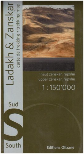 Ladakh-Zanskar Sud : 1-150 000 book