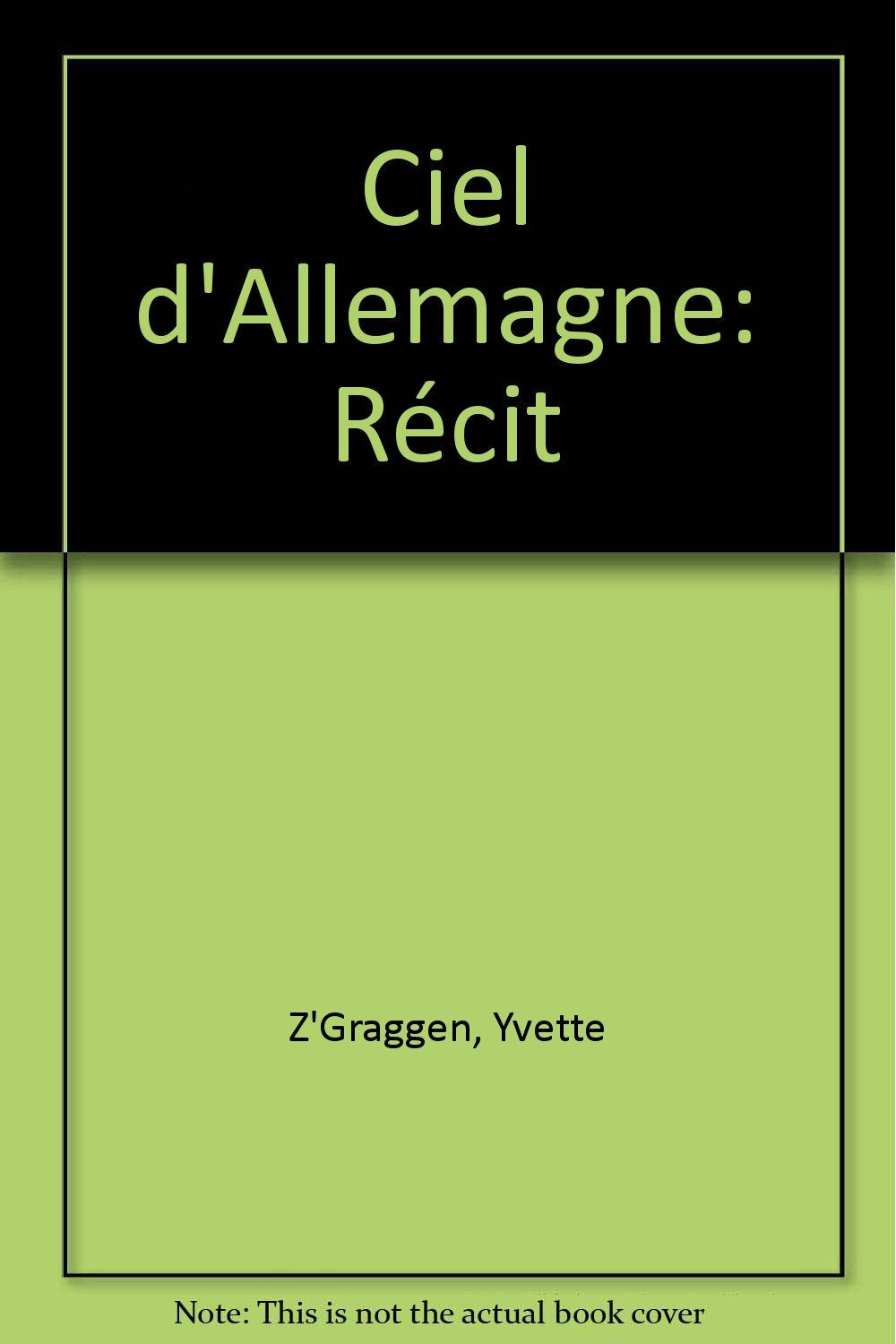 Ciel D'Allemagne Books