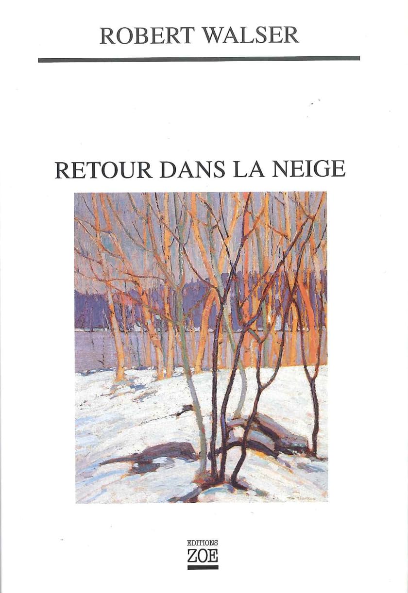 Proses brèves. Vol. 1. Retour dans la neige Contemporary literature