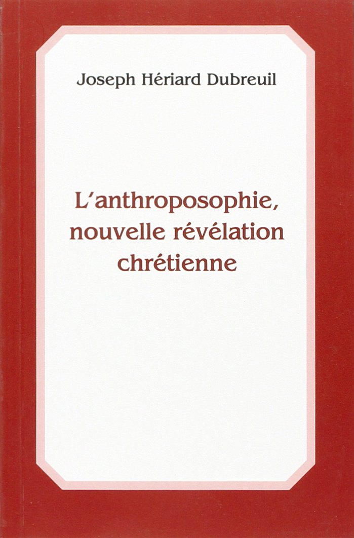 L'Anthroposophie, Nouvelle Revelation Chretienne book