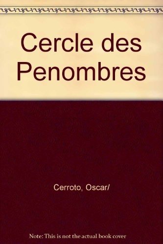 Cercle des penombres Books