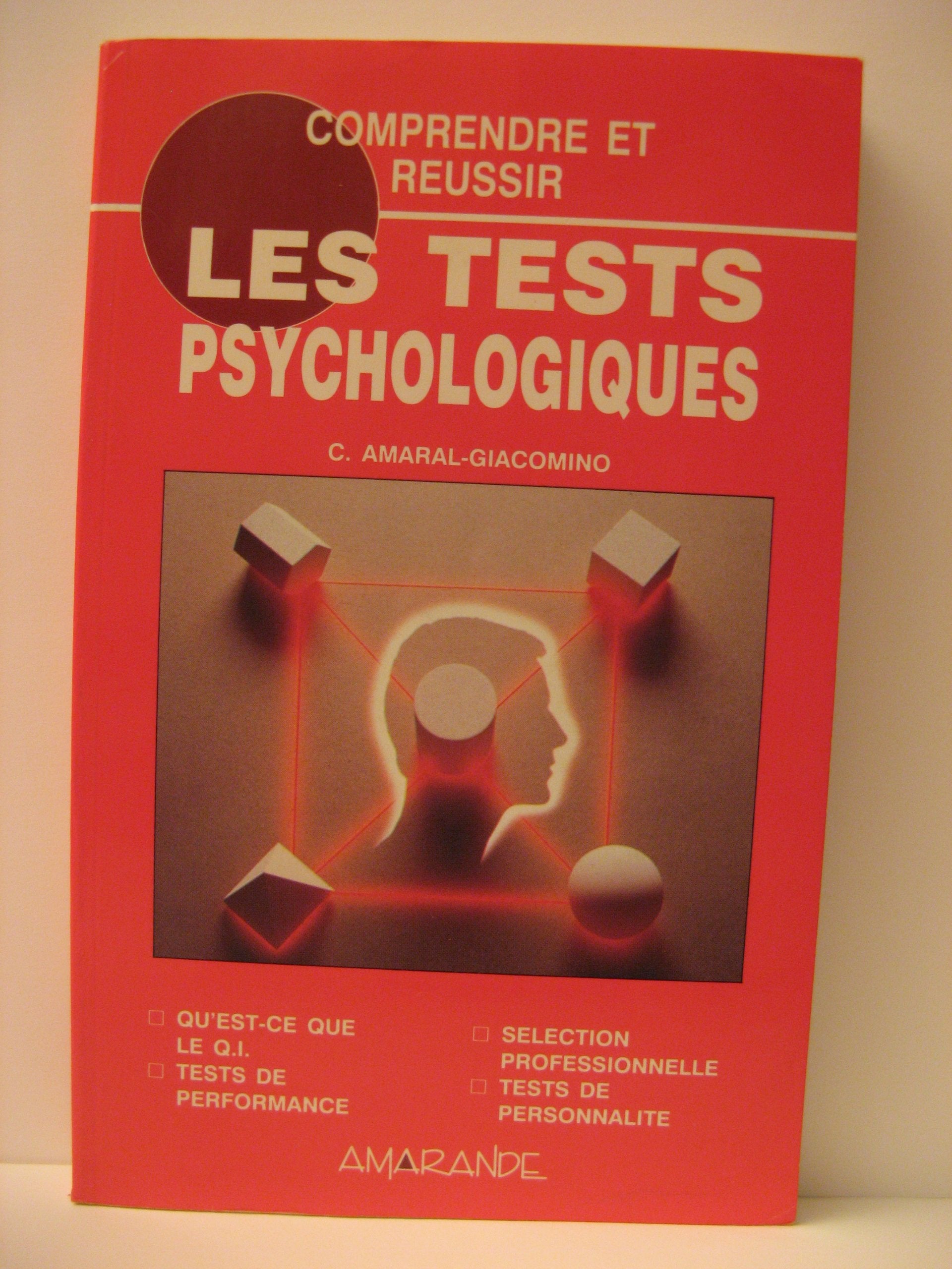 Comprendre et réussir les tests psychologiques book