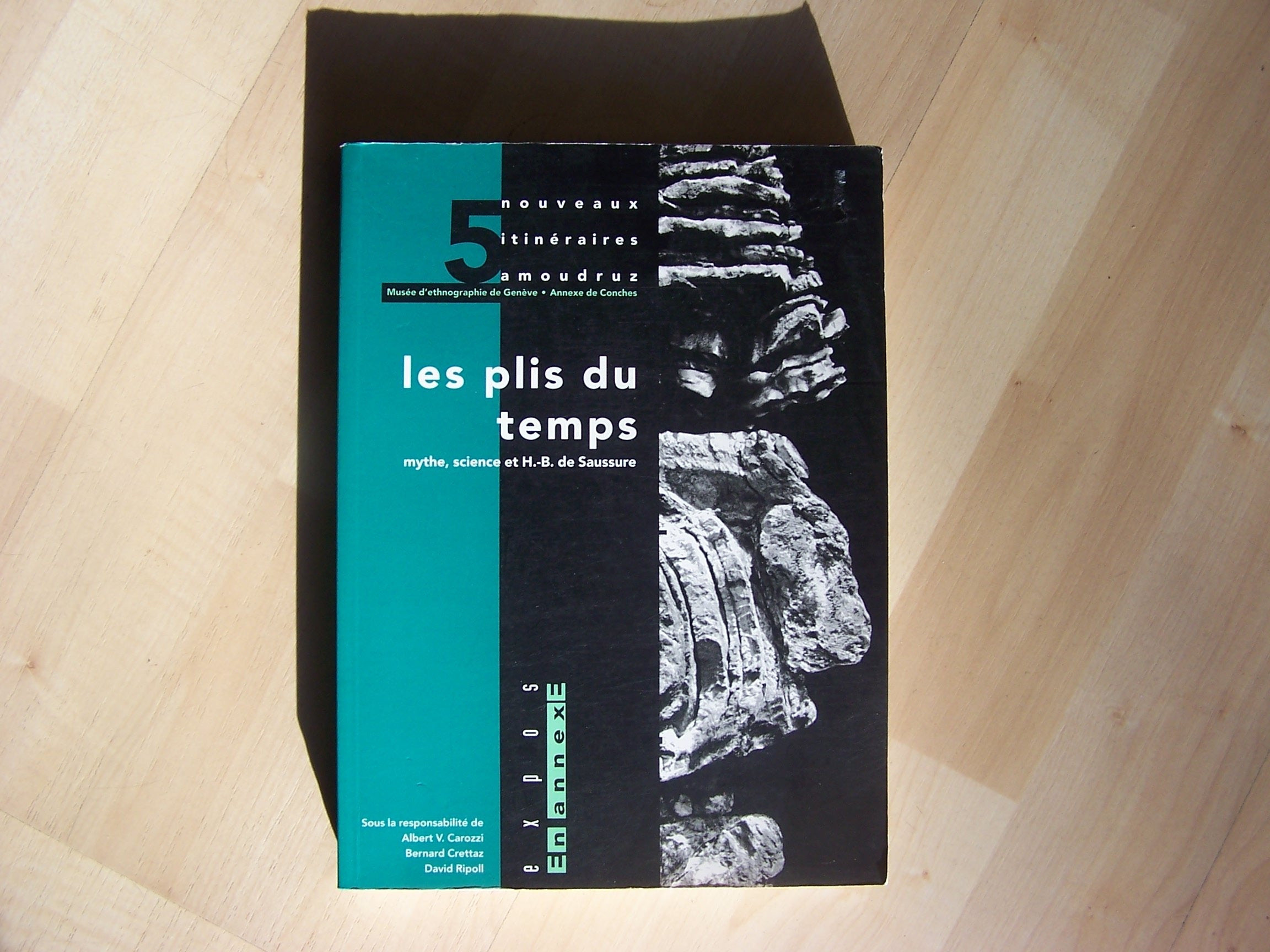 LES PLIS DU TEMPS.MYTHE,SCIENCE ET H.-B.DE SAUSSURE. book