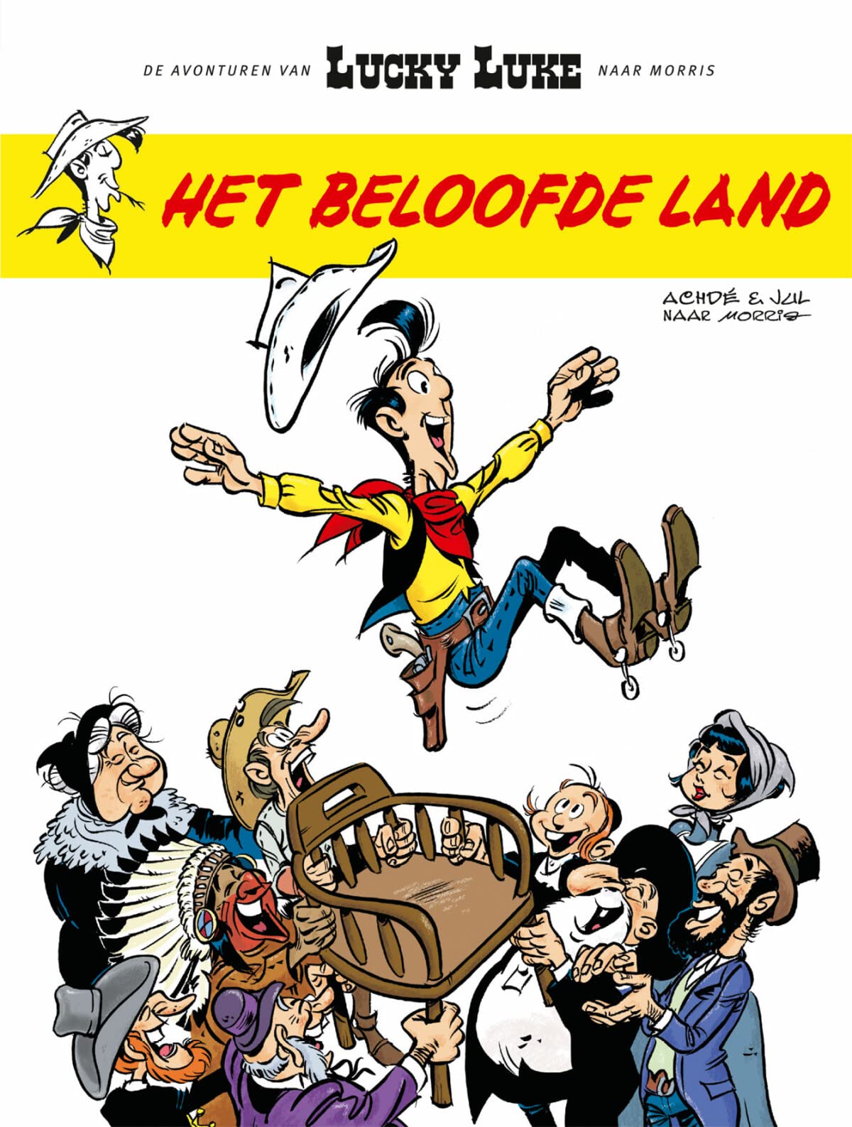 Het beloofde land (De avonturen van Lucky Luke naar Morris, 7) Manga