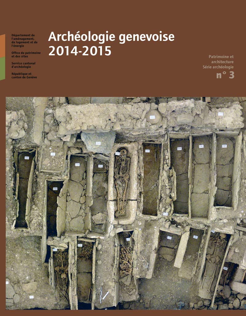 Archéologie genevoise 2014-2015 book