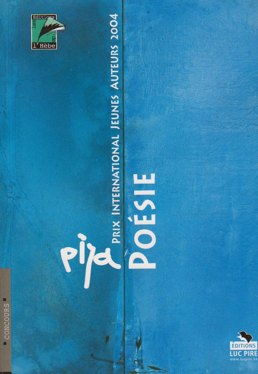 La poésie: Jeunes auteurs 2004 Books