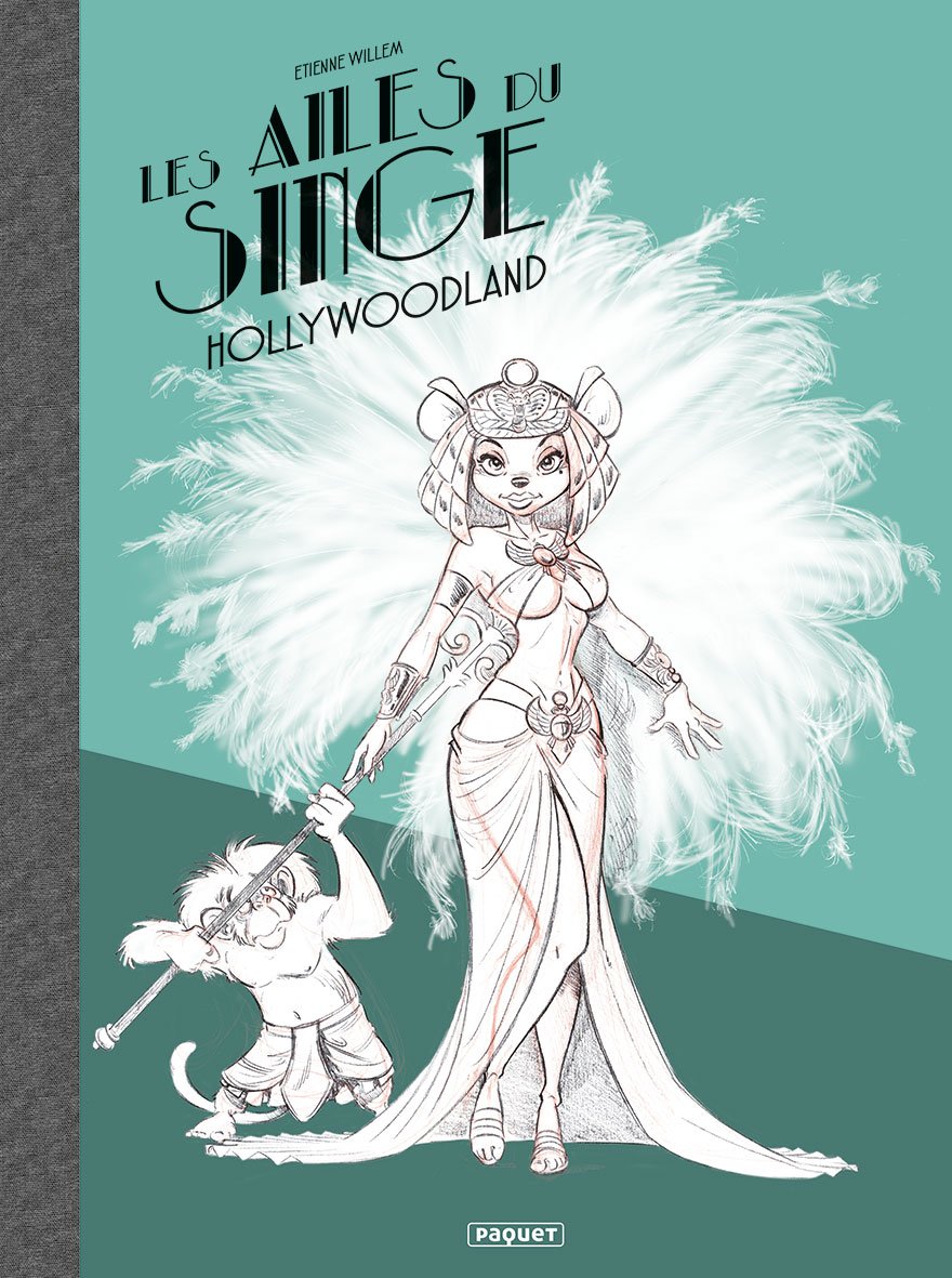 Les ailes du singe T2 dos toilé: Hollywoodland book