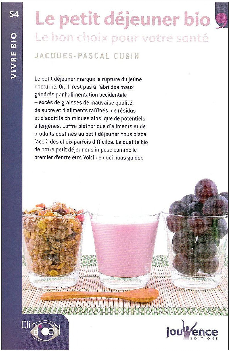 n°54 Le petit déjeuner bio: Le bon choix pour votre santé book