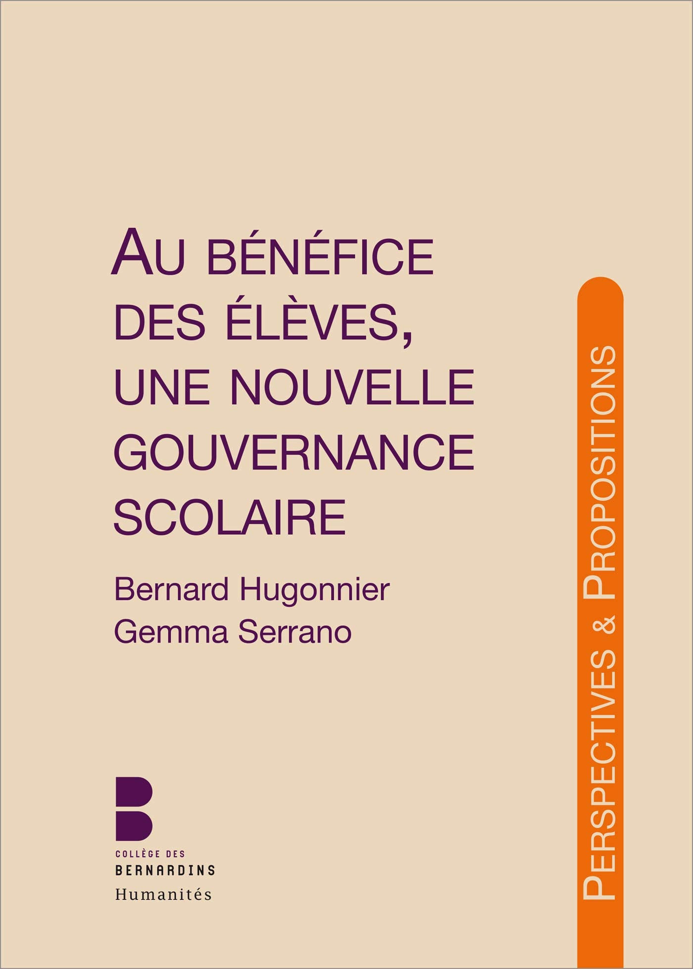 Au bénéfice des élèves, une nouvelle gouvernance scolaire book