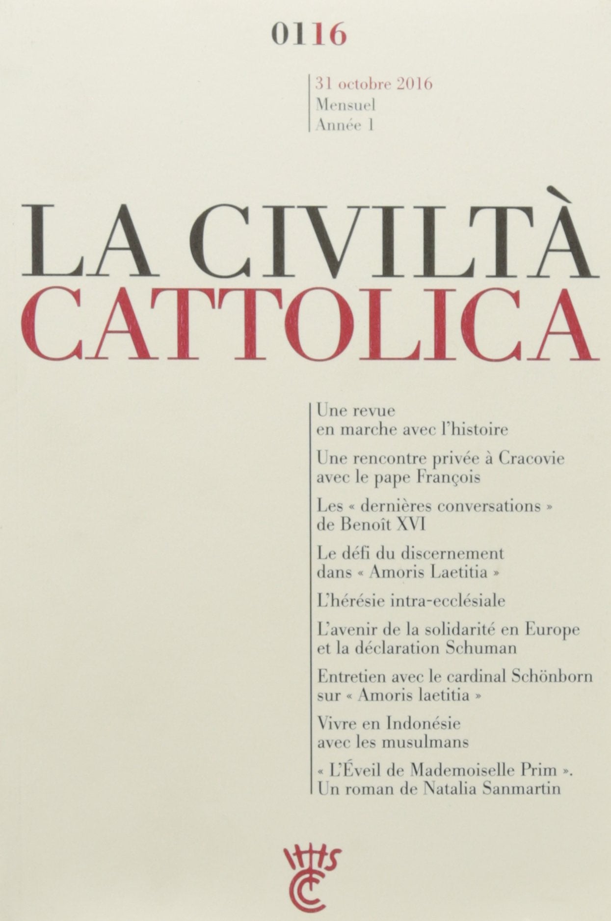 Civiltà Cattolica - Octobre 2016 book