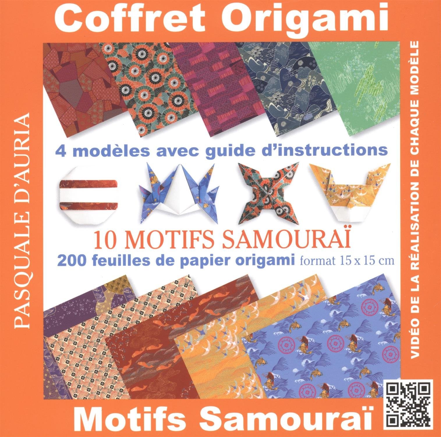 Coffret Origami Motifs Samouraï Books