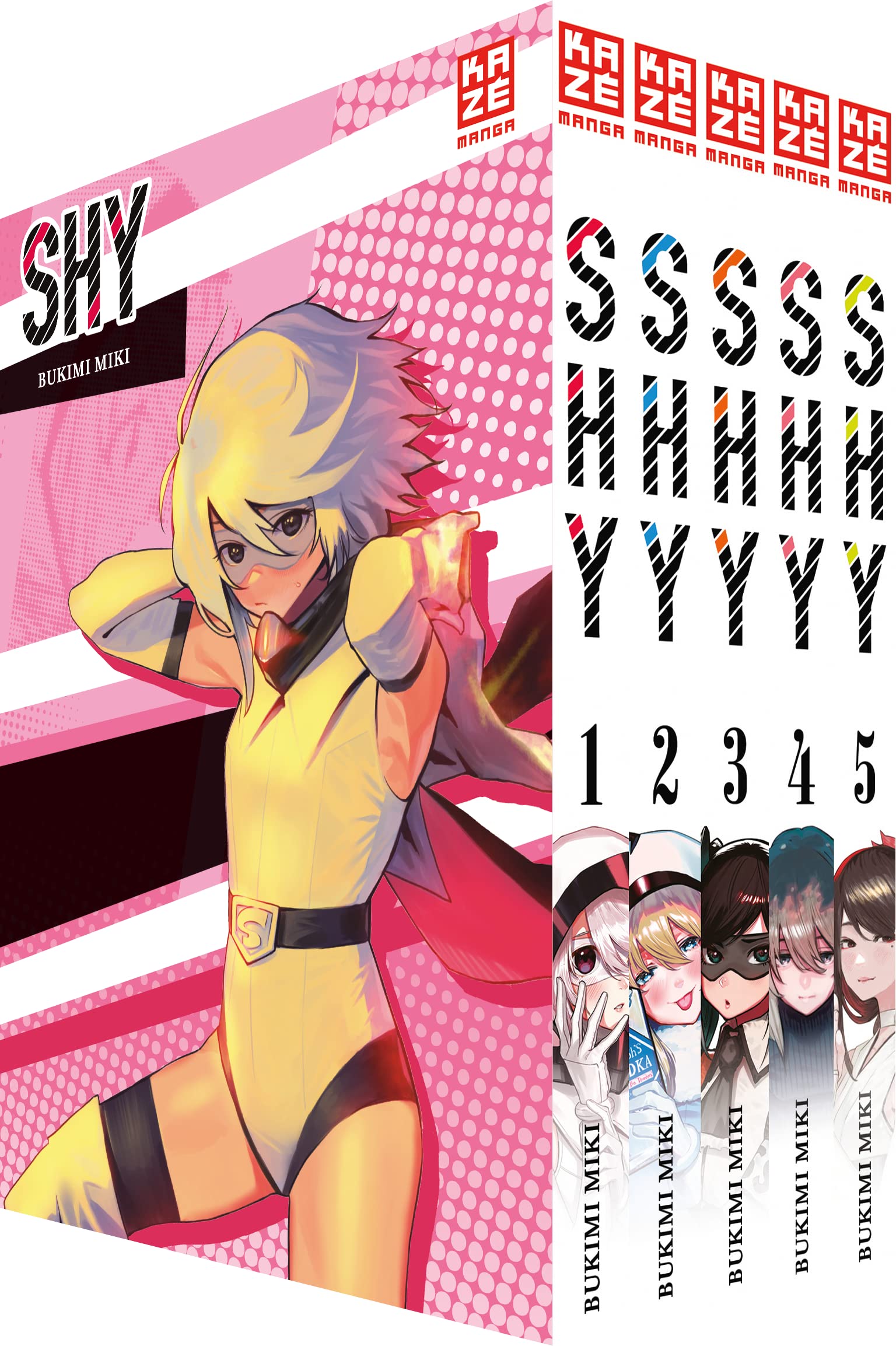SHY - Band 1-5 im Sammelschuber Manga