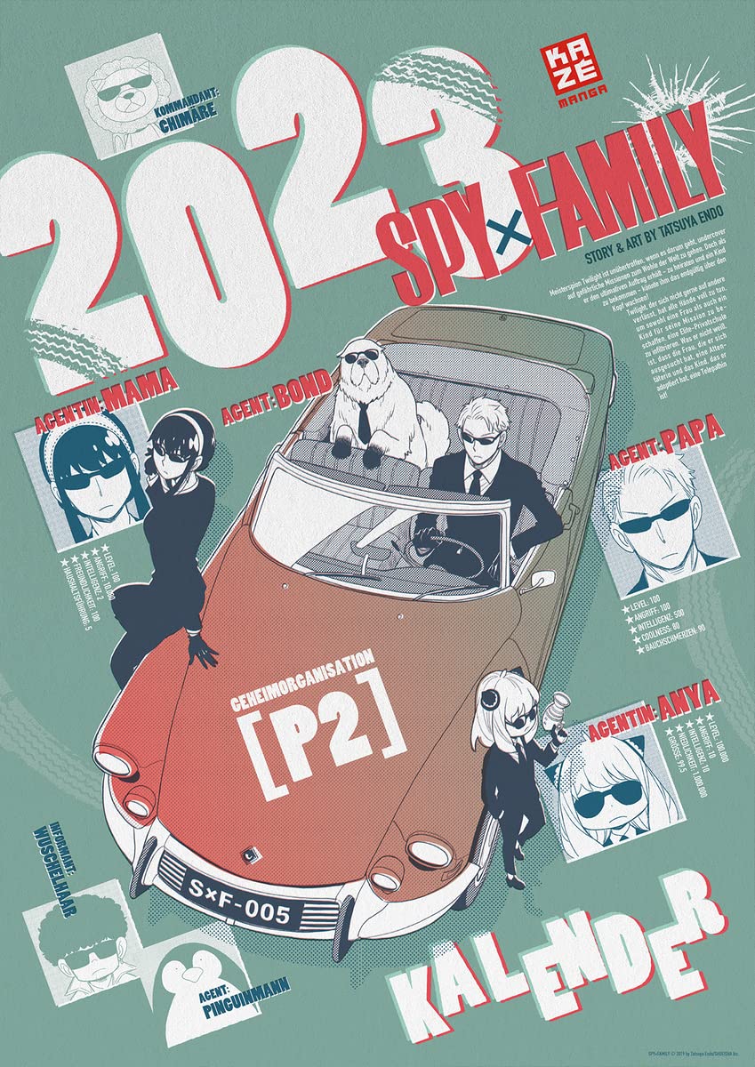 Wandkalender 2023 - Spy x Family (Manga) Manga