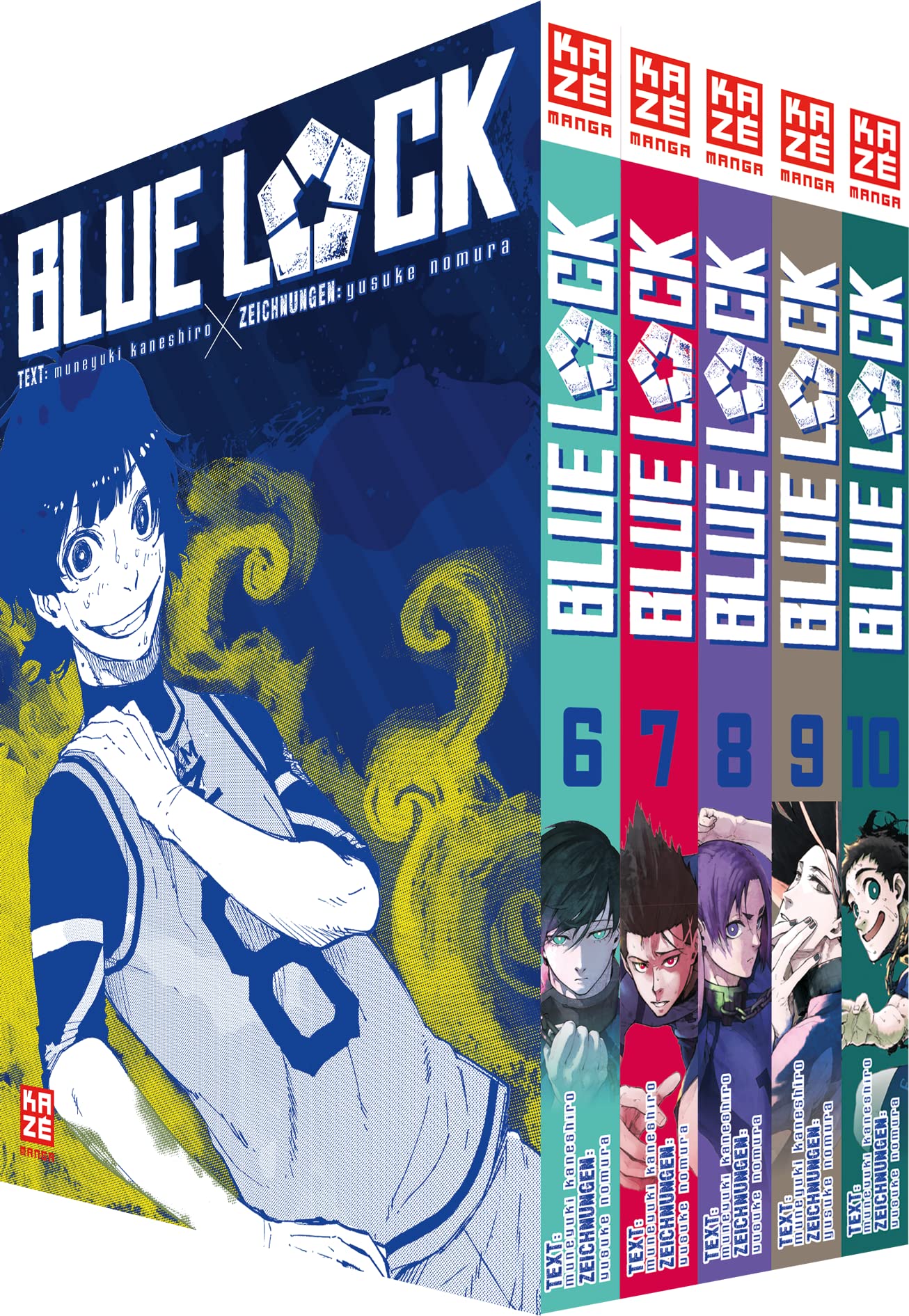 Blue Lock – Band 6-10 im Sammelschuber Manga