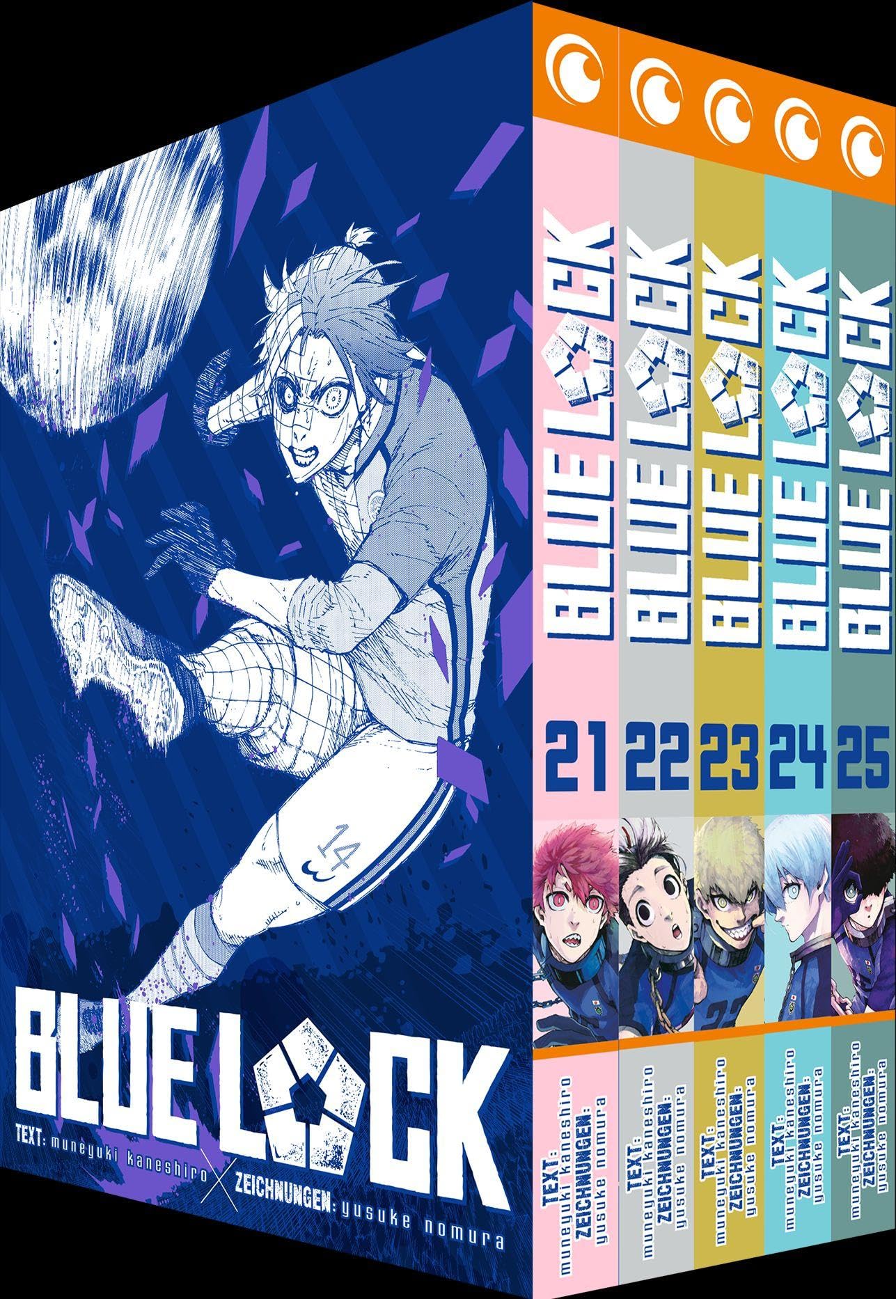 Blue Lock - Band 21-25 im Sammelschuber Manga
