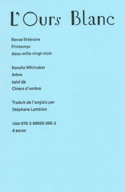 Ours blanc (L'), n° 38. Arbre. Chiens d'ombre book