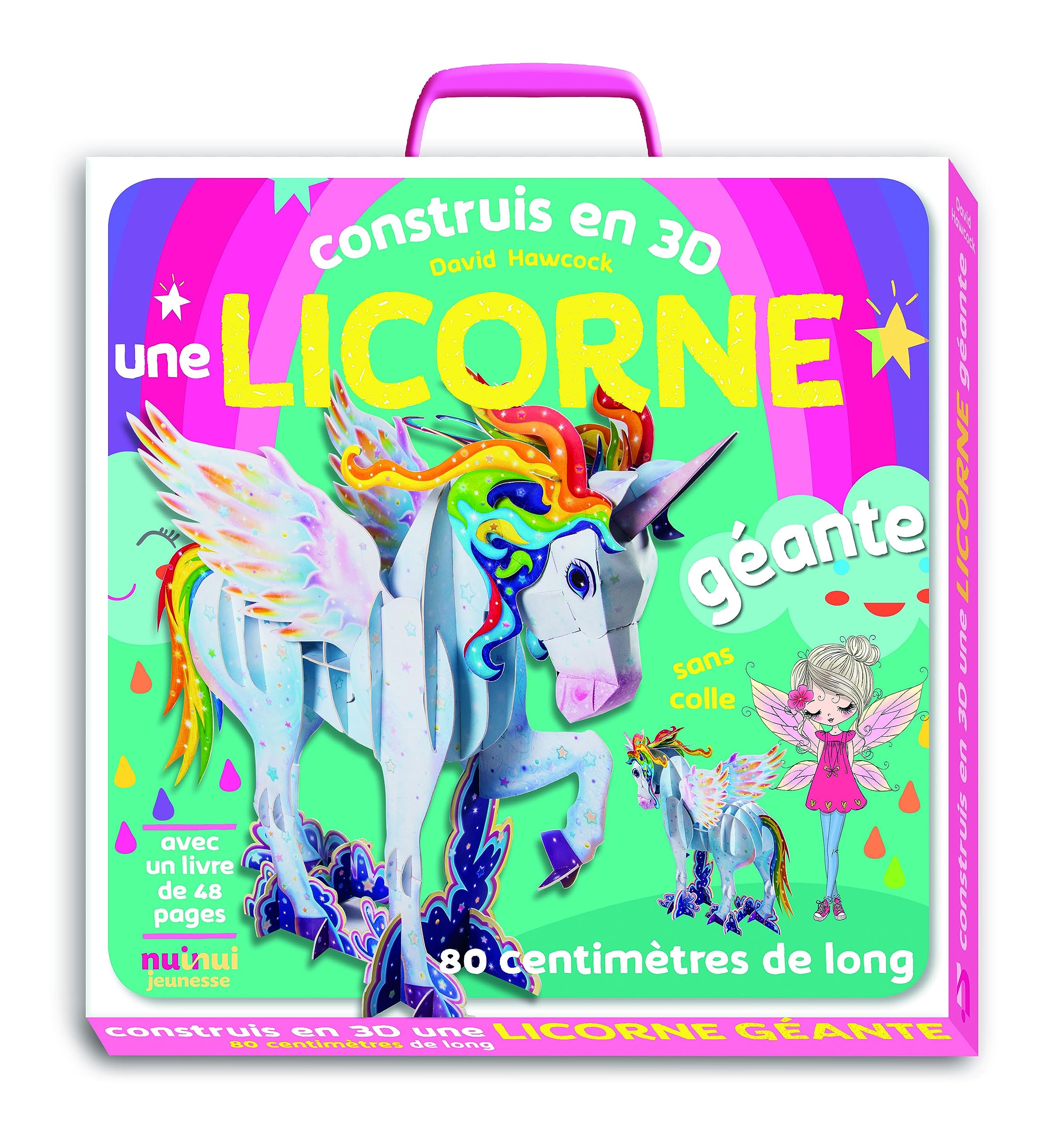 Construis-en 3d une licorne géante (coll. animaux géants) book