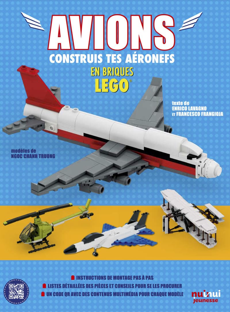 AVIONS - CONSTRUISEZ TES AÉRONEFS EN BRIQUES LEGO® book