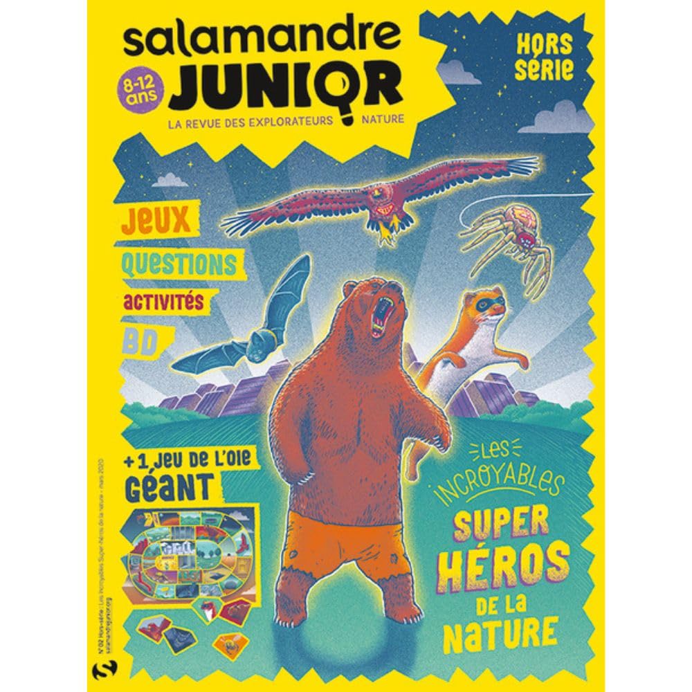 HS N°2 La salamandre junior HS n°2: Mars 2020 Les incroyables super-héros de la nature Film, Art & Culture