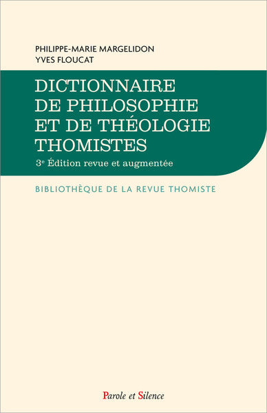 Dictionnaire de philosophie et de théologie thomistes Religion & Esotericism