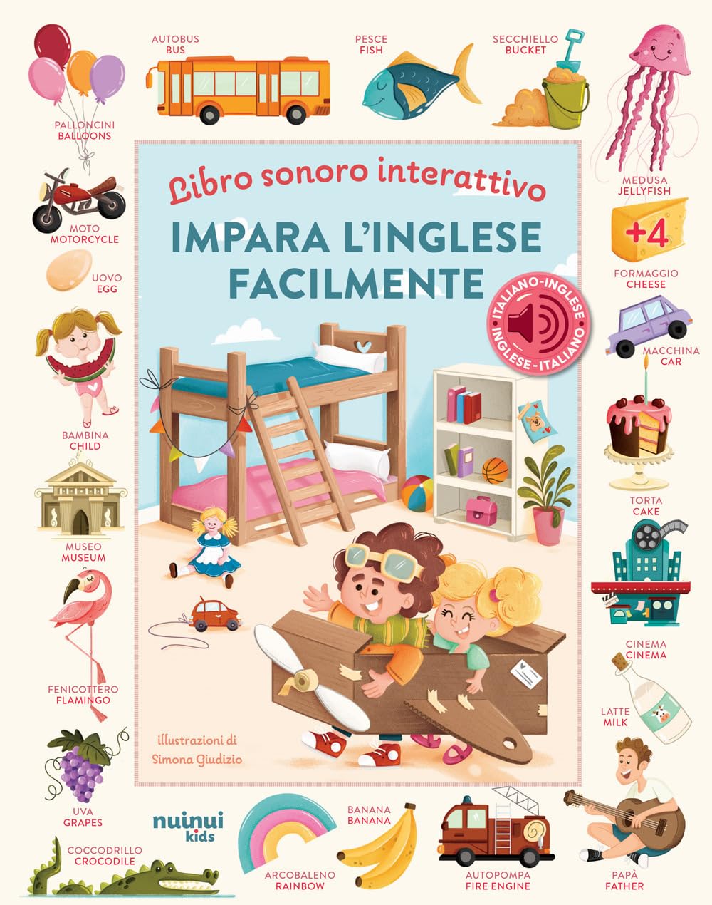 Impara l'inglese facilmente. Libro sonoro interattivo. Ediz. a colori book