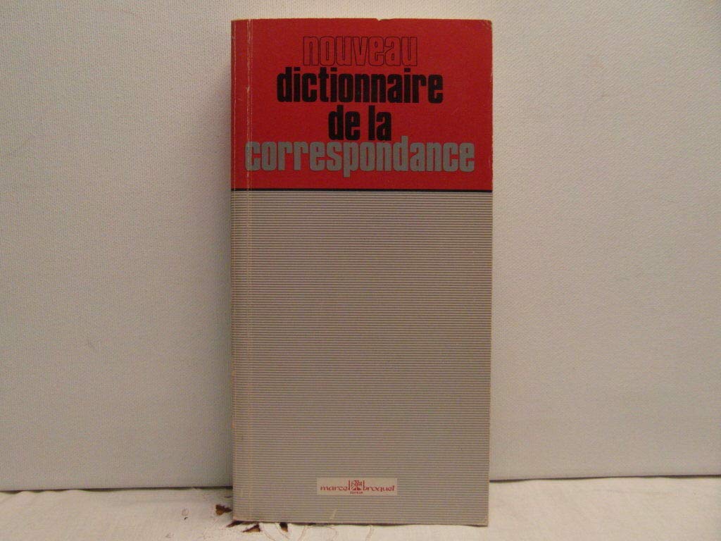 Nouveau dictionnaire de la correspondance book