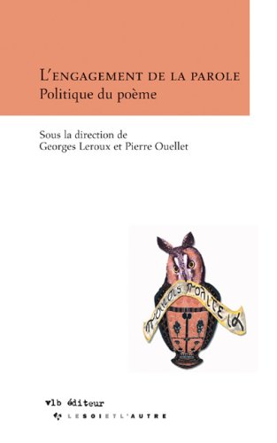 L engagement de la parole politique du poeme book