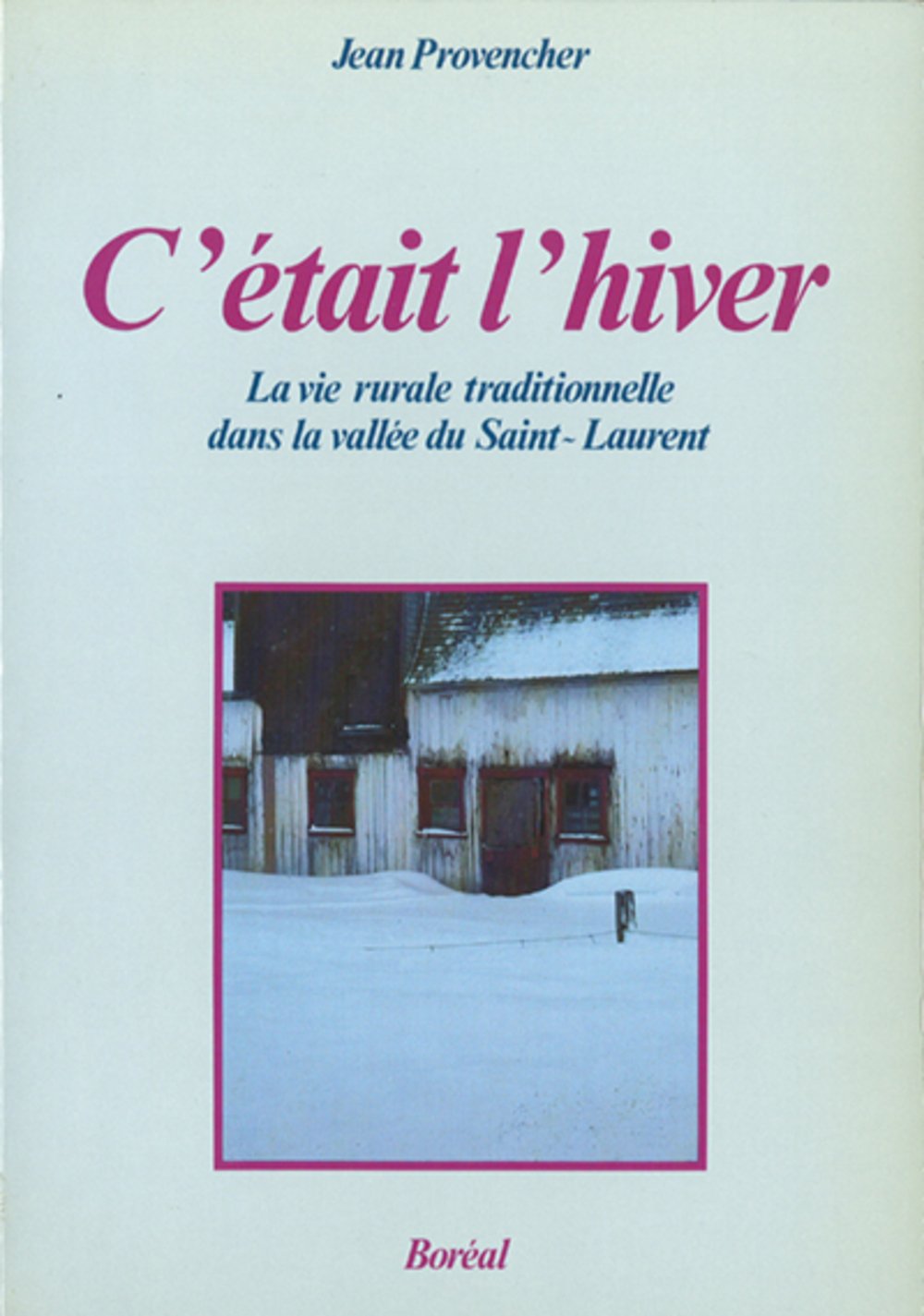 C'etait l'hiver 070693 Books